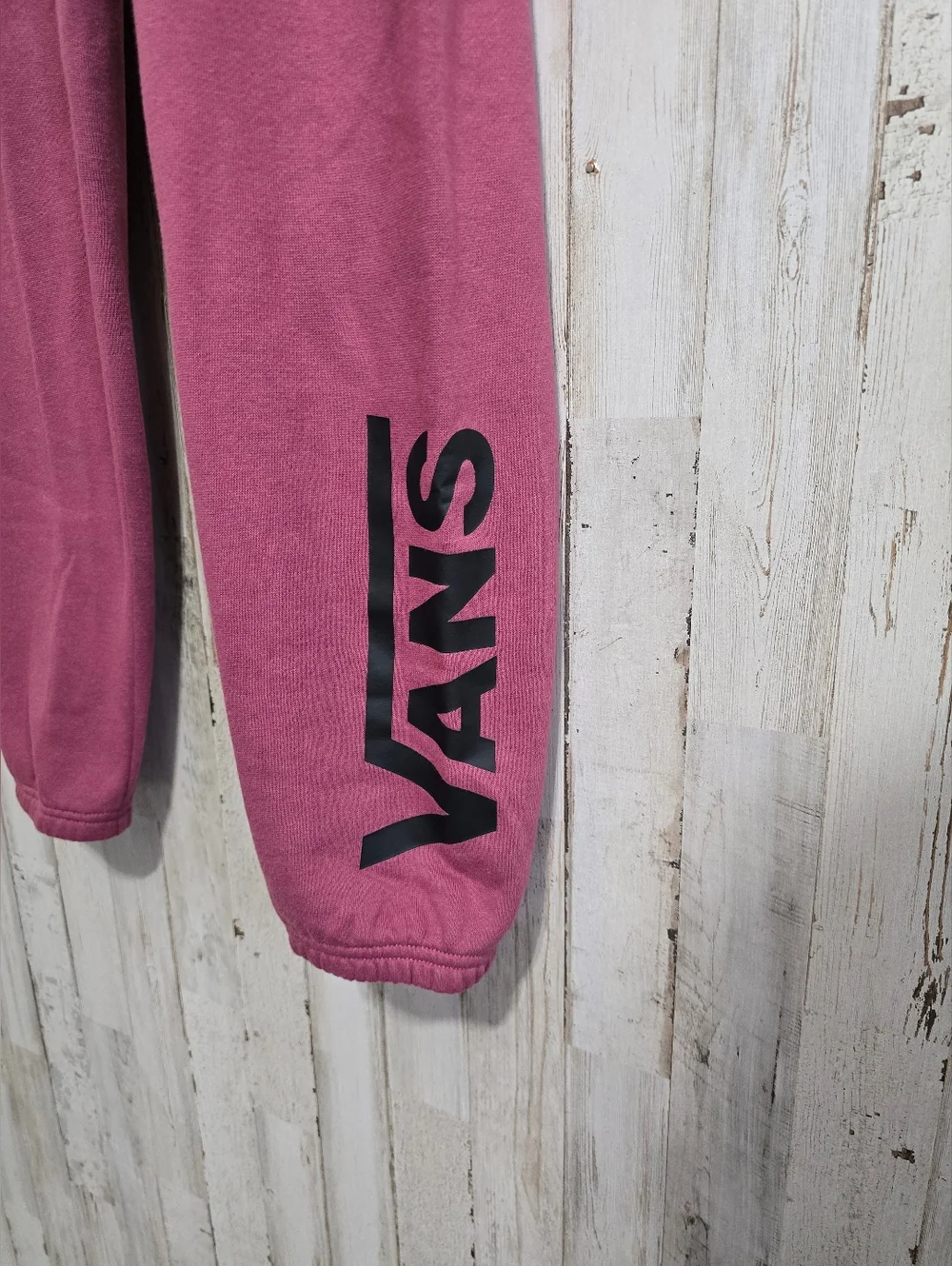 Vans Pink Black Kids Flying V Graphic Joggers Size Large